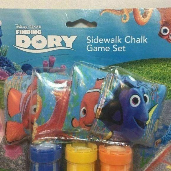 Disney Finding Dory Nemo sidewalk outdoor chalk KID crafts art - Picture 4 of 11